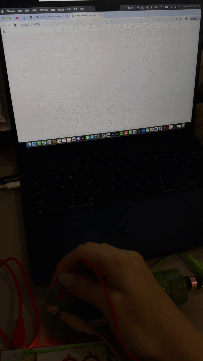 For this one, I refined the layout and interaction. Each touch triggered a unique digital response.